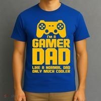 Gamer Dad Like A Normal Dad But Much Cooler T-Shirt thumb 3
