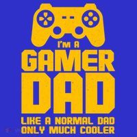 Gamer Dad Like A Normal Dad But Much Cooler Button thumb 1