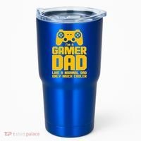 Gamer Dad Like A Normal Dad But Much Cooler Tumbler thumb 0