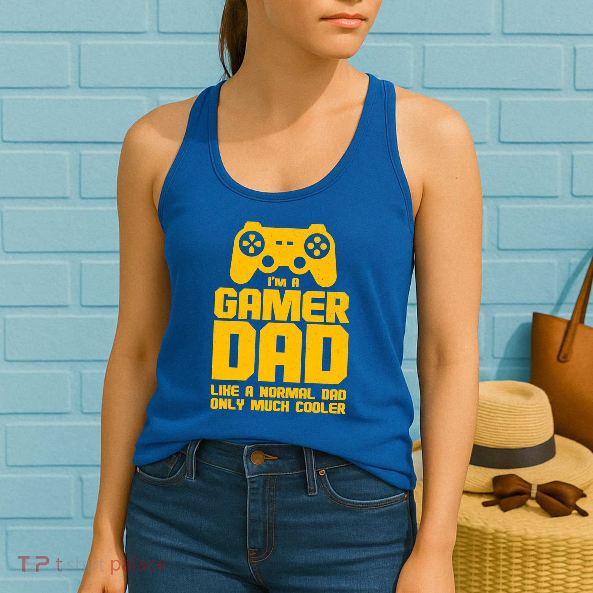 Gamer Dad Like A Normal Dad But Much Cooler Women's Tank Top