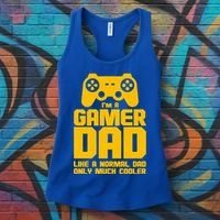 Gamer Dad Like A Normal Dad But Much Cooler Women's Tank Top thumb 3