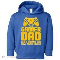 Gamer Dad Like A Normal Dad But Much Cooler Toddler Hoodie thumb 0