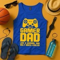 Gamer Dad Like A Normal Dad But Much Cooler Tank Top thumb 4