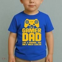 Gamer Dad Like A Normal Dad But Much Cooler Toddler T-Shirt thumb 2