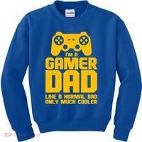Gamer Dad Like A Normal Dad But Much Cooler Kids Sweatshirt thumb 0