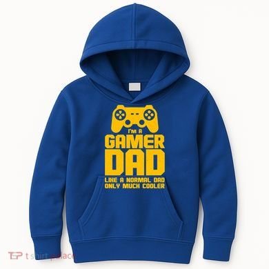 Gamer Dad Like A Normal Dad But Much Cooler Kids Hoodie