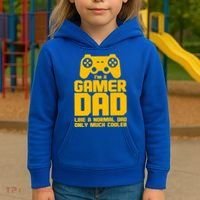 Gamer Dad Like A Normal Dad But Much Cooler Kids Hoodie thumb 3