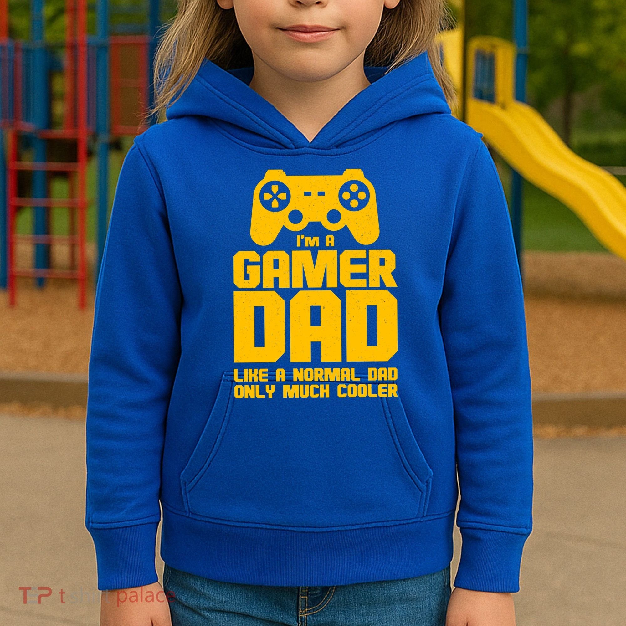 Gamer Dad Like A Normal Dad But Much Cooler Kids Hoodie