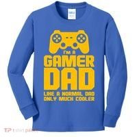 Gamer Dad Like A Normal Dad But Much Cooler Kids Long Sleeve Shirt thumb 0