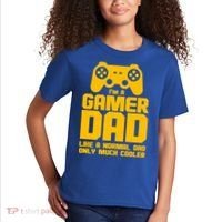 Gamer Dad Like A Normal Dad But Much Cooler Kids T-Shirt thumb 2