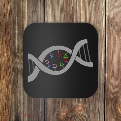 Gamer DNA Strand Coaster