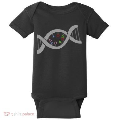 Gamer DNA Strand Baby Bodysuit