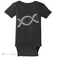 Gamer DNA Strand Baby Bodysuit thumb 0
