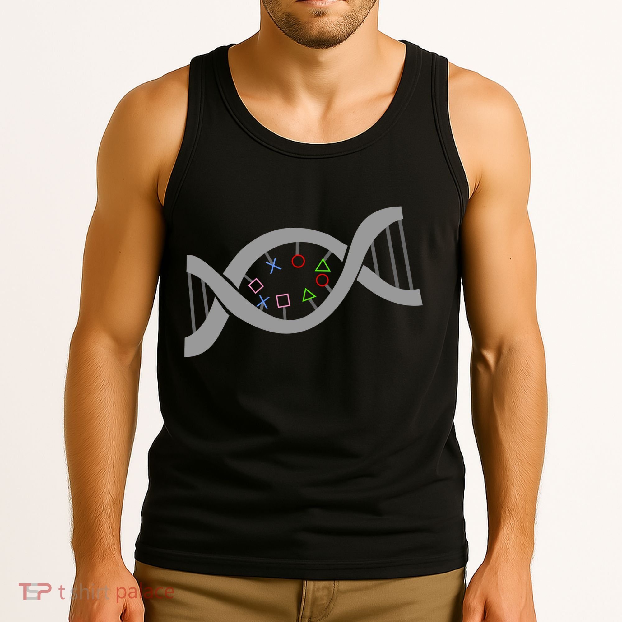 Gamer DNA Strand Tank Top