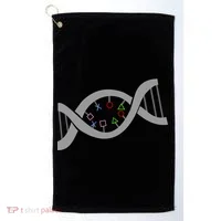 Gamer DNA Strand Golf Towel thumb 0