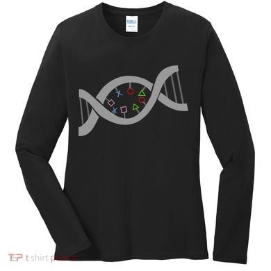 Gamer DNA Strand Women's Long Sleeve Shirt