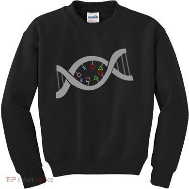 Gamer DNA Strand Kids Sweatshirt
