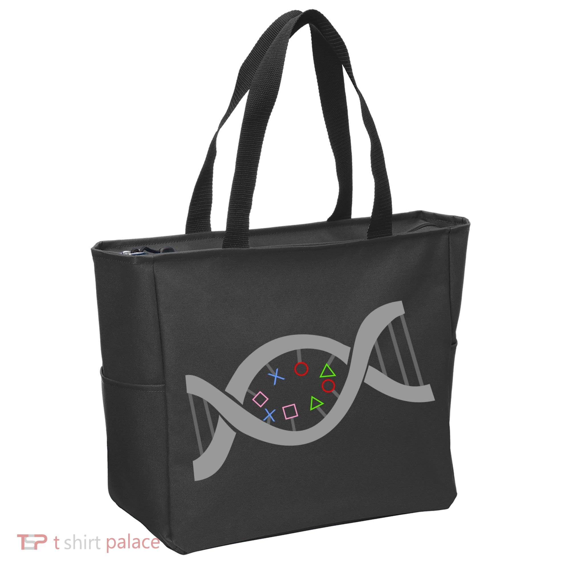 Gamer DNA Strand Tote Bag
