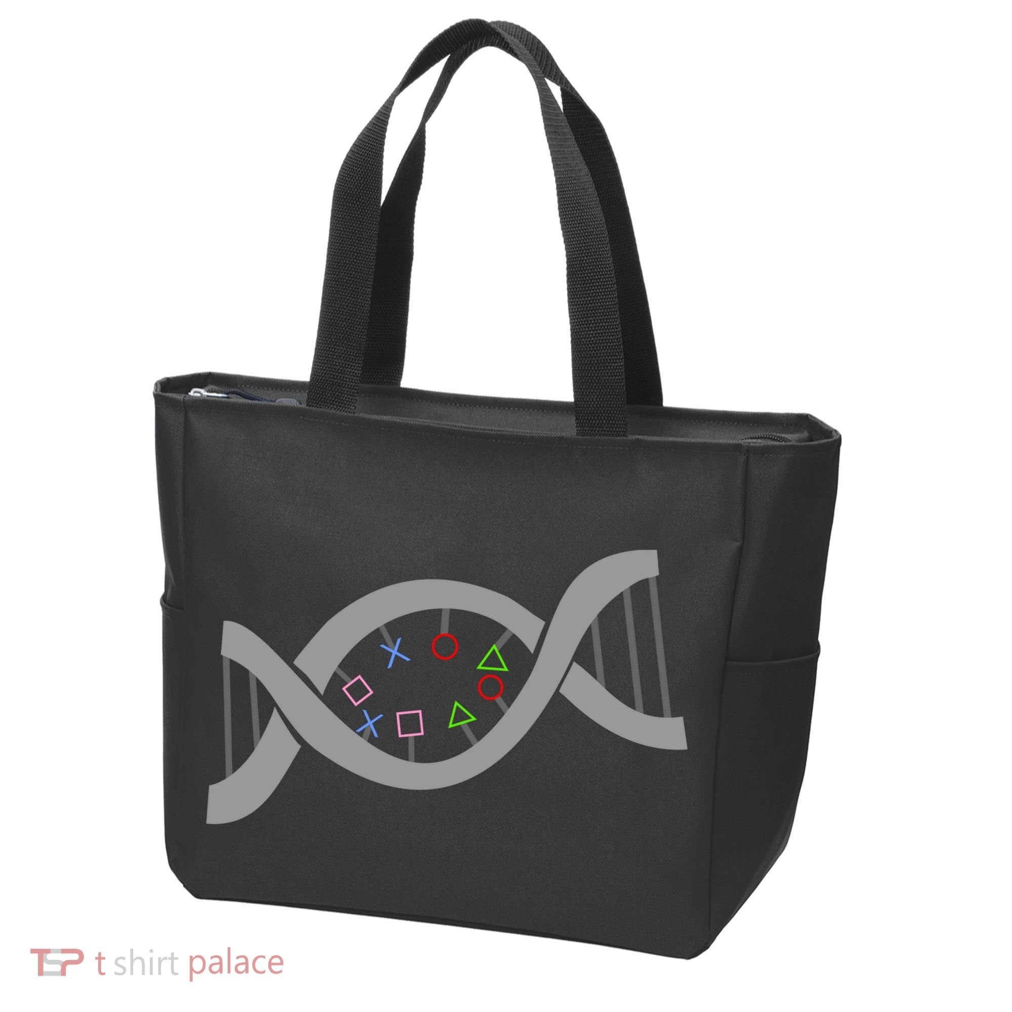 Gamer DNA Strand Tote Bag