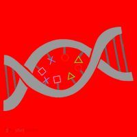 Gamer DNA Strand Santa Hat thumb 1