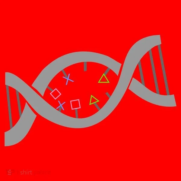 Gamer DNA Strand Santa Hat