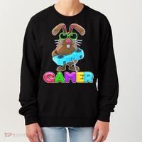 Gamer Easter Bunny Women's Sweatshirt thumb 0