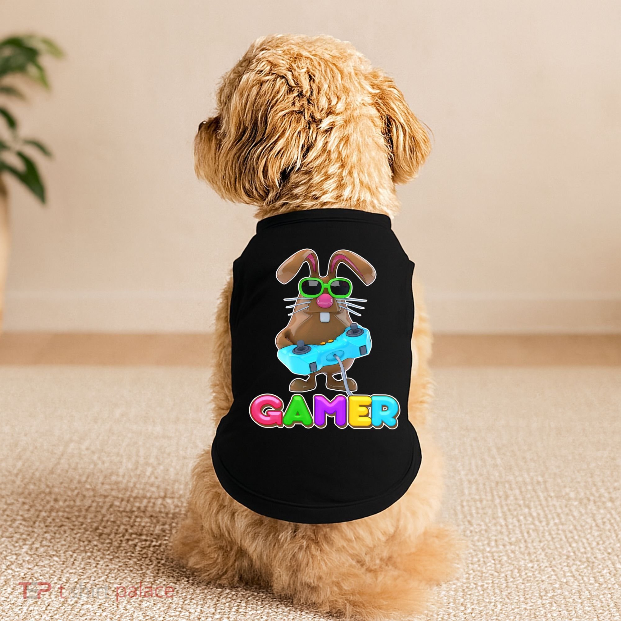 Gamer Easter Bunny Doggie Tank