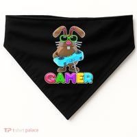 Gamer Easter Bunny USA-Made Doggie Bandana thumb 0