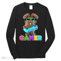 Gamer Easter Bunny Long Sleeve Shirt thumb 0