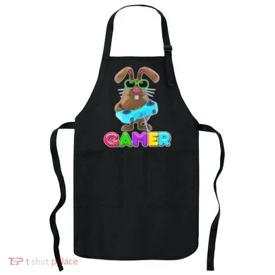 Gamer Easter Bunny Apron