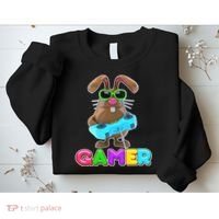 Gamer Easter Bunny Sweatshirt thumb 2
