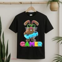 Gamer Easter Bunny T-Shirt thumb 2