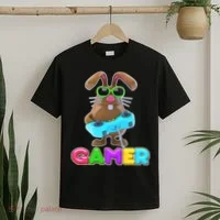 Gamer Easter Bunny T-Shirt thumb 2