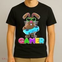 Gamer Easter Bunny T-Shirt thumb 3