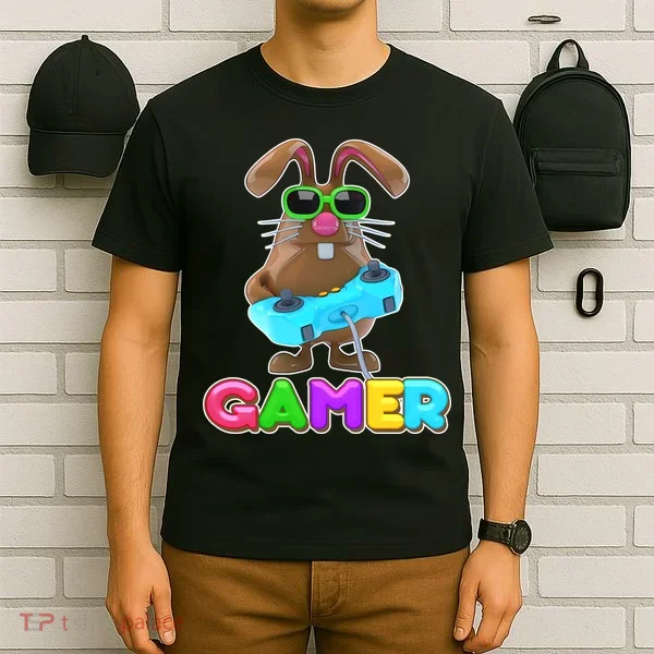 Gamer Easter Bunny T-Shirt