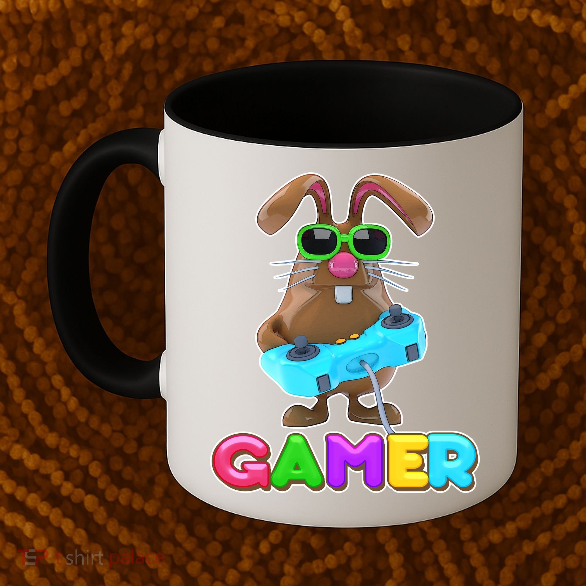 Gamer Easter Bunny Coffee Mug