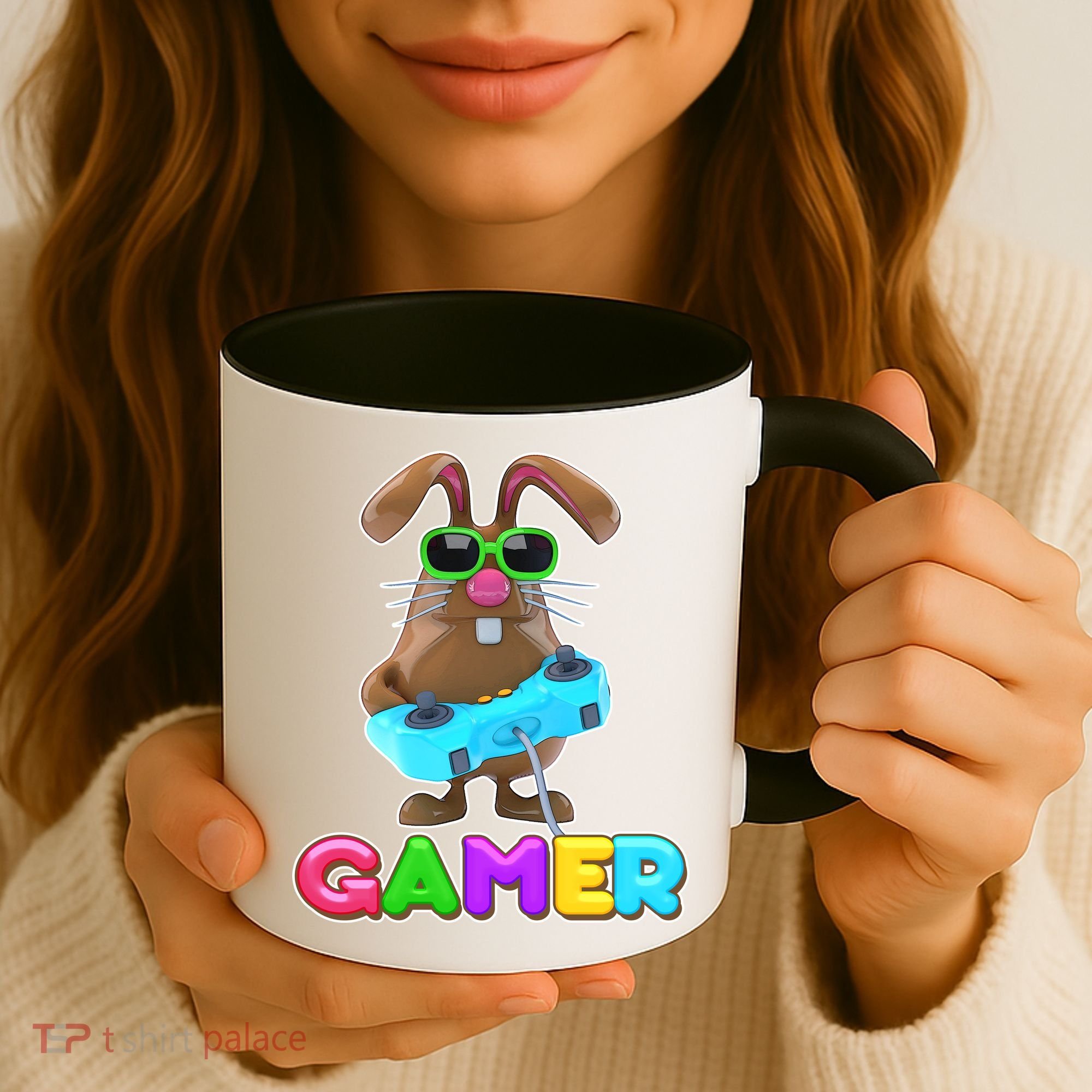 Gamer Easter Bunny Coffee Mug
