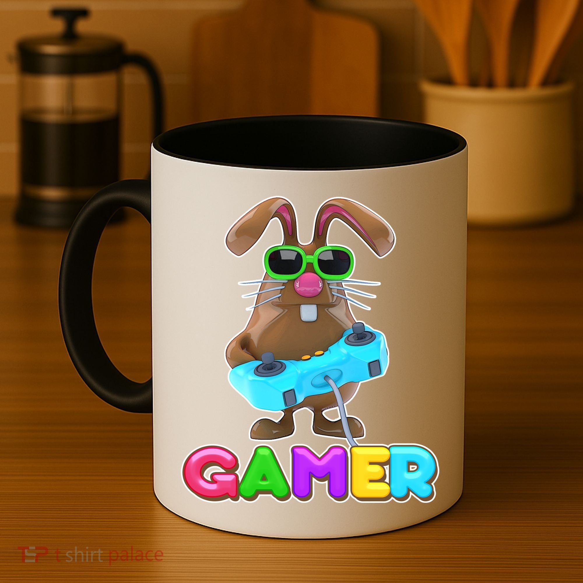 Gamer Easter Bunny Coffee Mug