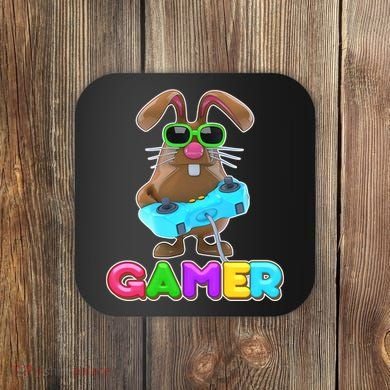 Gamer Easter Bunny Coaster