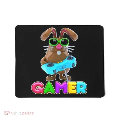 Gamer Easter Bunny Mousepad
