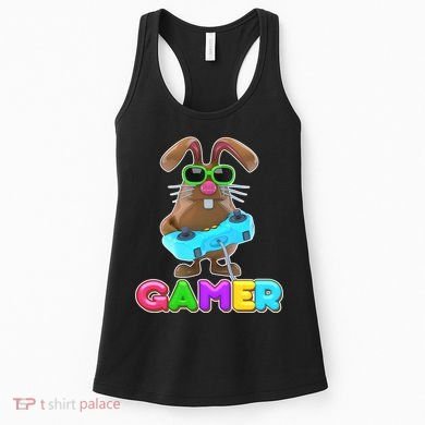 Gamer Easter Bunny Women's Tank Top