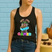Gamer Easter Bunny Women's Tank Top thumb 2