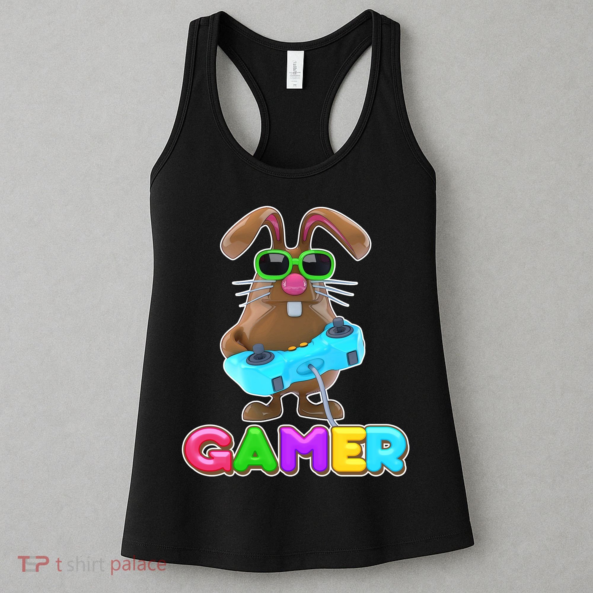 Gamer Easter Bunny Women's Tank Top