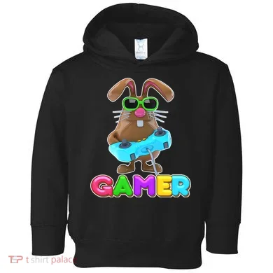 Gamer Easter Bunny Toddler Hoodie