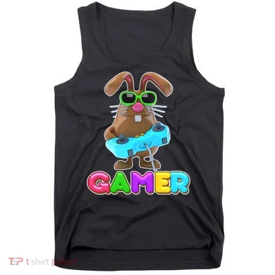 Gamer Easter Bunny Tank Top
