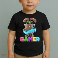 Gamer Easter Bunny Toddler T-Shirt thumb 2