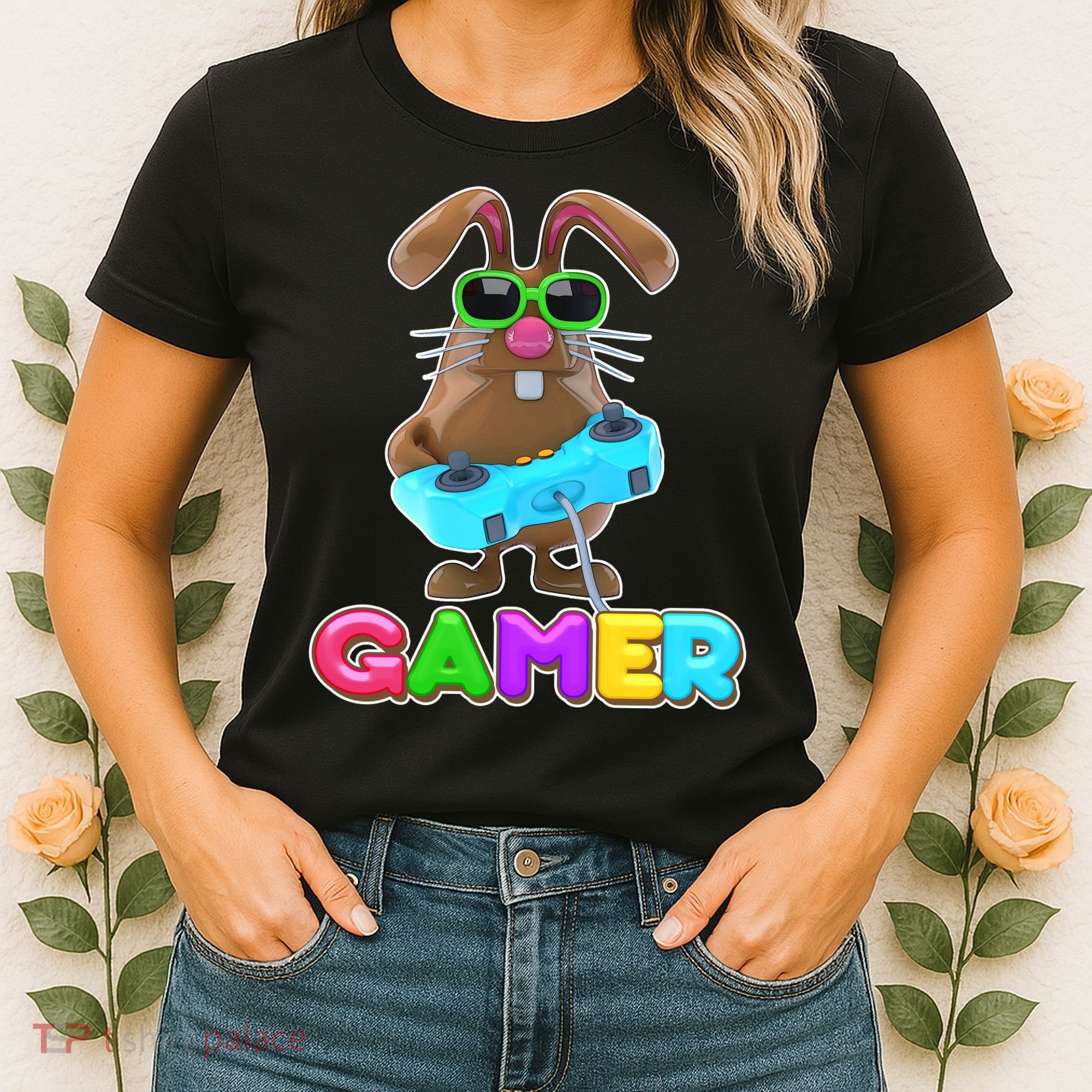 Gamer Easter Bunny Women's T-Shirt