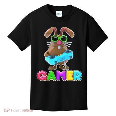 Gamer Easter Bunny Kids T-Shirt