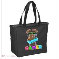 Gamer Easter Bunny Tote Bag thumb 2