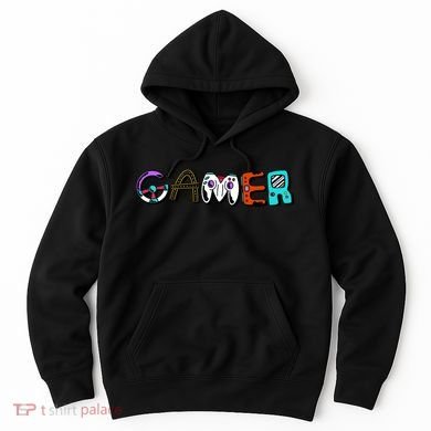 Gamer Element Lettering Hoodie